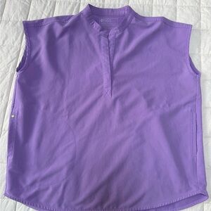 Figs Purple Rafaela Oversized Scrub Top M